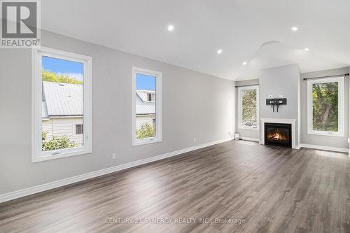 26 King Street, Montague, ON - Indoor Photo Showing Living Room With Fireplace