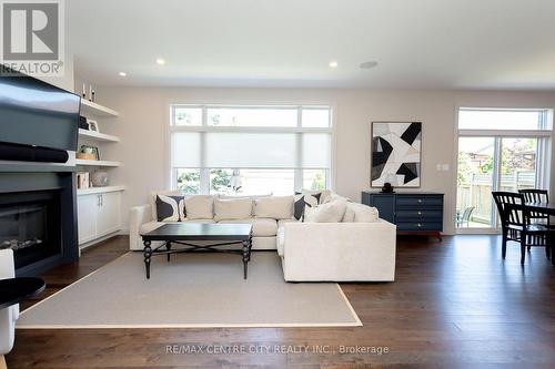 58 Timberwalk Trail, Middlesex Centre (Ilderton), ON - Indoor Photo Showing Living Room With Fireplace