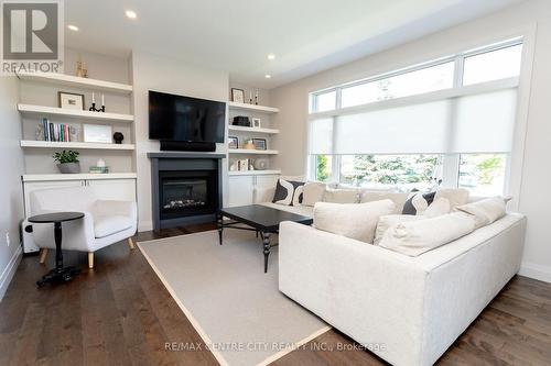 58 Timberwalk Trail, Middlesex Centre (Ilderton), ON - Indoor Photo Showing Living Room With Fireplace