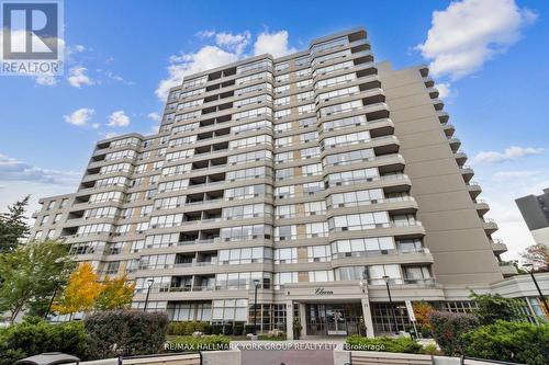 1212 - 11 Townsgate Drive, Vaughan, ON - Outdoor With Balcony With Facade