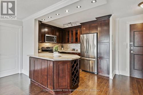 1212 - 11 Townsgate Drive, Vaughan, ON - Indoor Photo Showing Kitchen With Stainless Steel Kitchen