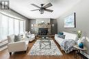 374136 6Th Line, Amaranth, ON  - Indoor Photo Showing Living Room With Fireplace 