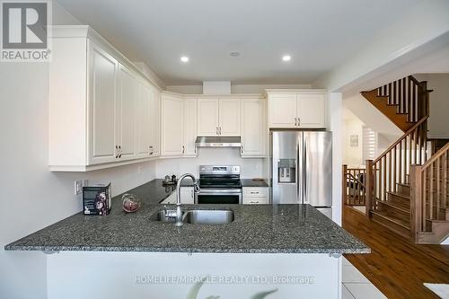 49 Emerald Coast Trail, Brampton, ON - Indoor Photo Showing Kitchen With Double Sink