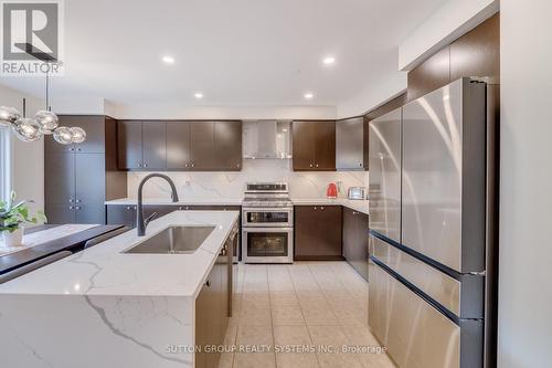 299 Mortimer Crescent, Milton, ON - Indoor Photo Showing Kitchen With Stainless Steel Kitchen With Upgraded Kitchen