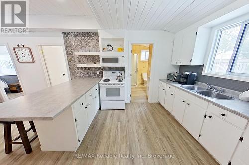 20 Tuyll Street, Bluewater (Bayfield), ON - Indoor Photo Showing Kitchen With Double Sink