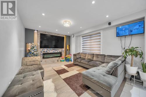 13 Rattlesnake Road W, Brampton, ON - Indoor Photo Showing Living Room With Fireplace