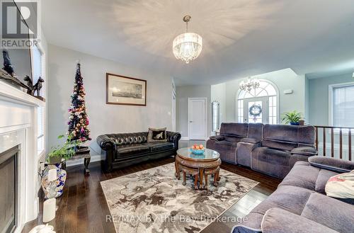 16 Walnut Drive, Wasaga Beach, ON - Indoor Photo Showing Living Room With Fireplace