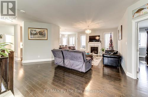 16 Walnut Drive, Wasaga Beach, ON - Indoor Photo Showing Living Room With Fireplace