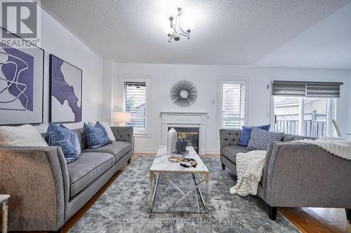 43 Royal Crown Road, Markham, ON - Indoor Photo Showing Living Room With Fireplace