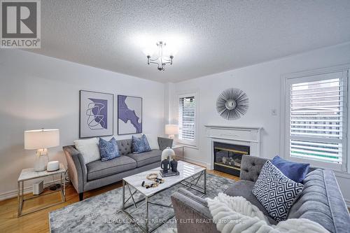 43 Royal Crown Road, Markham, ON - Indoor Photo Showing Living Room With Fireplace