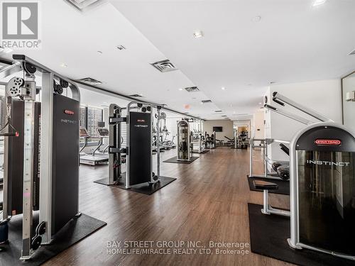 609 - 4011 Brickstone Mews, Mississauga, ON - Indoor Photo Showing Gym Room