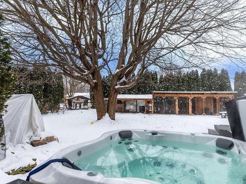 Spa - 215 48E Rue O., Venise-En-Québec, QC - Outdoor With In Ground Pool