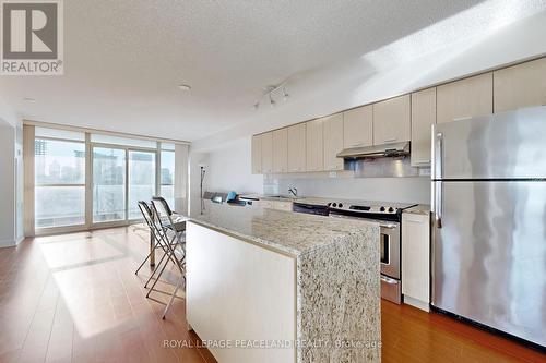 1209 - 33 Singer Court, Toronto, ON - Indoor Photo Showing Kitchen With Stainless Steel Kitchen