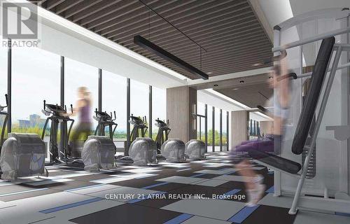 3311 - 575 Bloor Street E, Toronto, ON - Indoor Photo Showing Gym Room