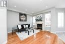 Upper - 11 Penbridge Circle, Brampton, ON  - Indoor Photo Showing Living Room With Fireplace 