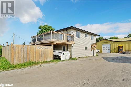 View of front of home featuring a deck - 8876 County Road 56, Utopia, ON 