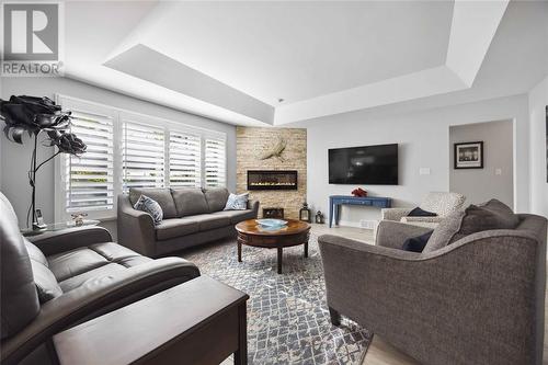 165 Alex Cameron Court, Sarnia, ON - Indoor Photo Showing Living Room With Fireplace