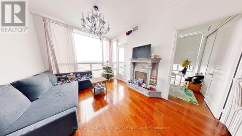 2009 - 503 Beecroft Road, Toronto, ON - Indoor Photo Showing Living Room With Fireplace