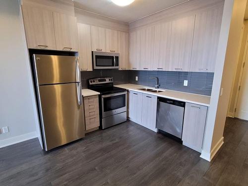 1107-150 Main St W, Hamilton, ON - Indoor Photo Showing Kitchen With Double Sink