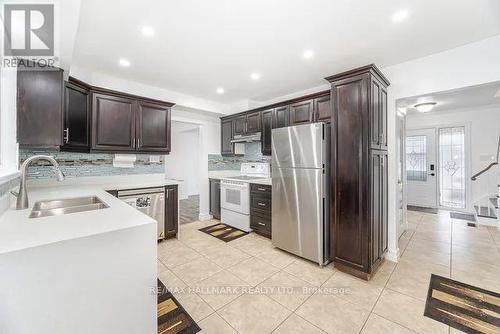 8 Garfield Crescent N, Brampton, ON - Indoor Photo Showing Kitchen With Double Sink