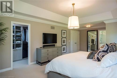 Primary bedroom with 2 closets - 304 Mcgibbon Drive, Milton, ON - Indoor Photo Showing Bedroom