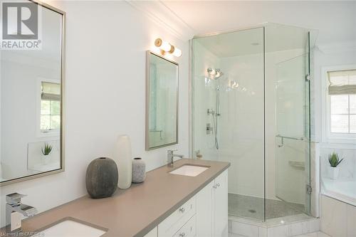 5 pc ensuite with heated floors - 304 Mcgibbon Drive, Milton, ON - Indoor Photo Showing Bathroom