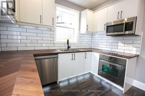 58 Burton Street, Hamilton, ON - Indoor Photo Showing Kitchen With Stainless Steel Kitchen With Double Sink