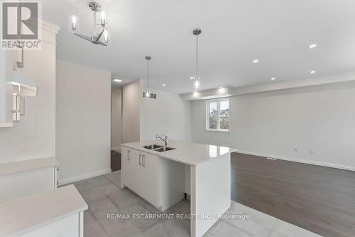 199 Alessio Drive, Hamilton, ON - Indoor Photo Showing Kitchen With Double Sink