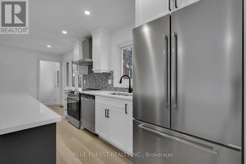 30 Baseline Road E, London, ON - Indoor Photo Showing Kitchen With Stainless Steel Kitchen With Upgraded Kitchen