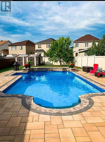 226 Marjan Crescent, Ottawa, ON - Outdoor With In Ground Pool With Deck Patio Veranda With Backyard