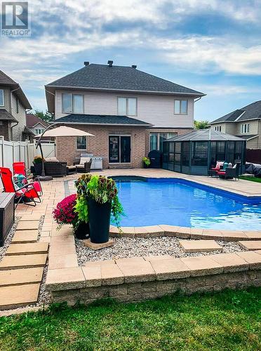 226 Marjan Crescent, Ottawa, ON - Outdoor With In Ground Pool With Deck Patio Veranda