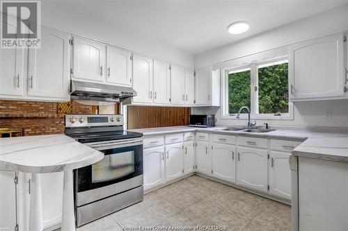 8655 Broderick, Lasalle, ON - Indoor Photo Showing Kitchen With Double Sink