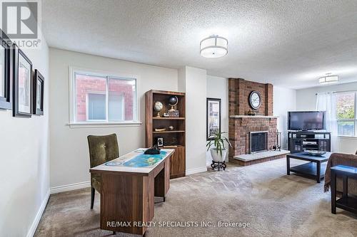 96 Nipissing Crescent, Brampton, ON - Indoor Photo Showing Living Room With Fireplace