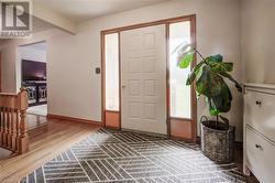 front door and foyer - 