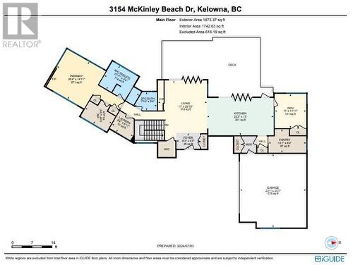 Main Floor Plan - 3514 Mckinley Beach Drive, Kelowna, BC - Other