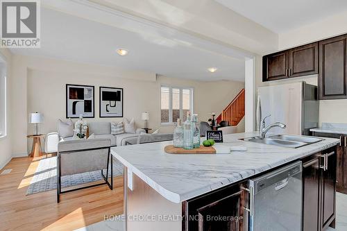 143 Terry Fox Drive, Barrie, ON - Indoor Photo Showing Kitchen With Double Sink