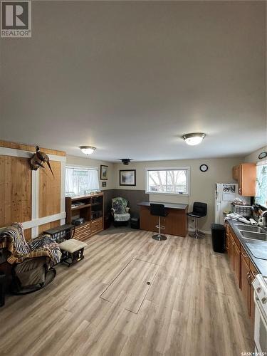 4.55 Acres North, Hudson Bay Rm No. 394, SK - Indoor Photo Showing Kitchen With Double Sink