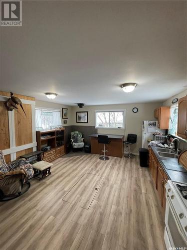 4.55 Acres North, Hudson Bay Rm No. 394, SK - Indoor Photo Showing Kitchen With Double Sink