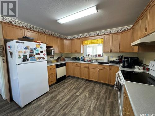 206 3Rd Avenue E, Nokomis, SK - Indoor Photo Showing Kitchen With Double Sink