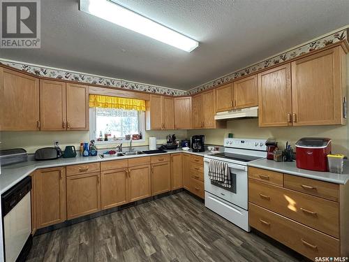 206 3Rd Avenue E, Nokomis, SK - Indoor Photo Showing Kitchen With Double Sink