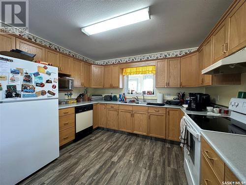 206 3Rd Avenue E, Nokomis, SK - Indoor Photo Showing Kitchen With Double Sink