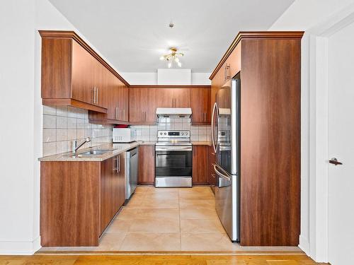 Kitchen - 412-460 19E Avenue, Montréal (Lachine), QC - Indoor Photo Showing Kitchen With Double Sink