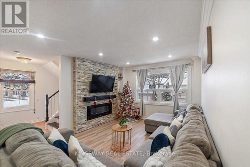 109 - 109 Ashton Crescent, Brampton, ON - Indoor Photo Showing Living Room With Fireplace