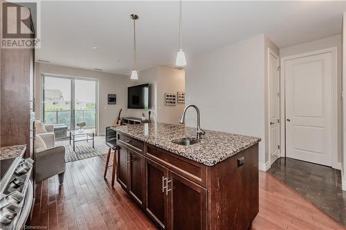 223 Erb Street W Unit# 504, Waterloo, ON - Indoor Photo Showing Kitchen