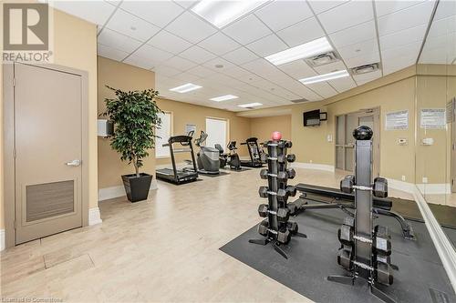 223 Erb Street W Unit# 504, Waterloo, ON - Indoor Photo Showing Gym Room