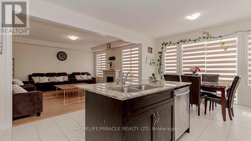 57 Brent Stephens Way, Brampton, ON - Indoor Photo Showing Kitchen With Double Sink