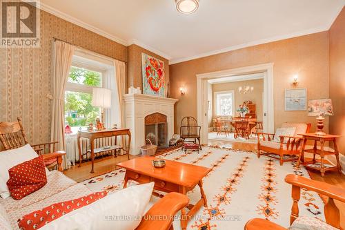 26 Queen Street, Trent Hills (Campbellford), ON - Indoor Photo Showing Living Room With Fireplace