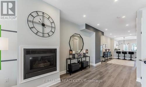 8H Hycrest Avenue, Toronto, ON - Indoor Photo Showing Living Room With Fireplace