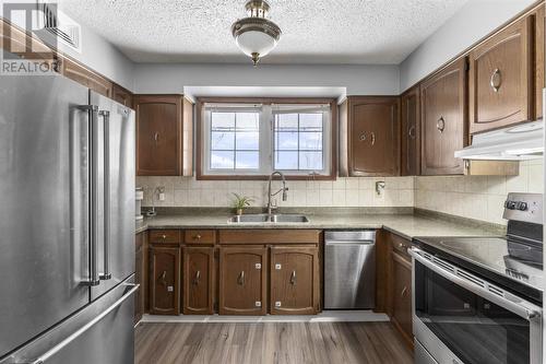 41 Pozzebon Cres, Sault Ste. Marie, ON - Indoor Photo Showing Kitchen With Double Sink