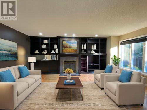 8 - 1500 Richmond Street, London, ON - Indoor Photo Showing Living Room With Fireplace